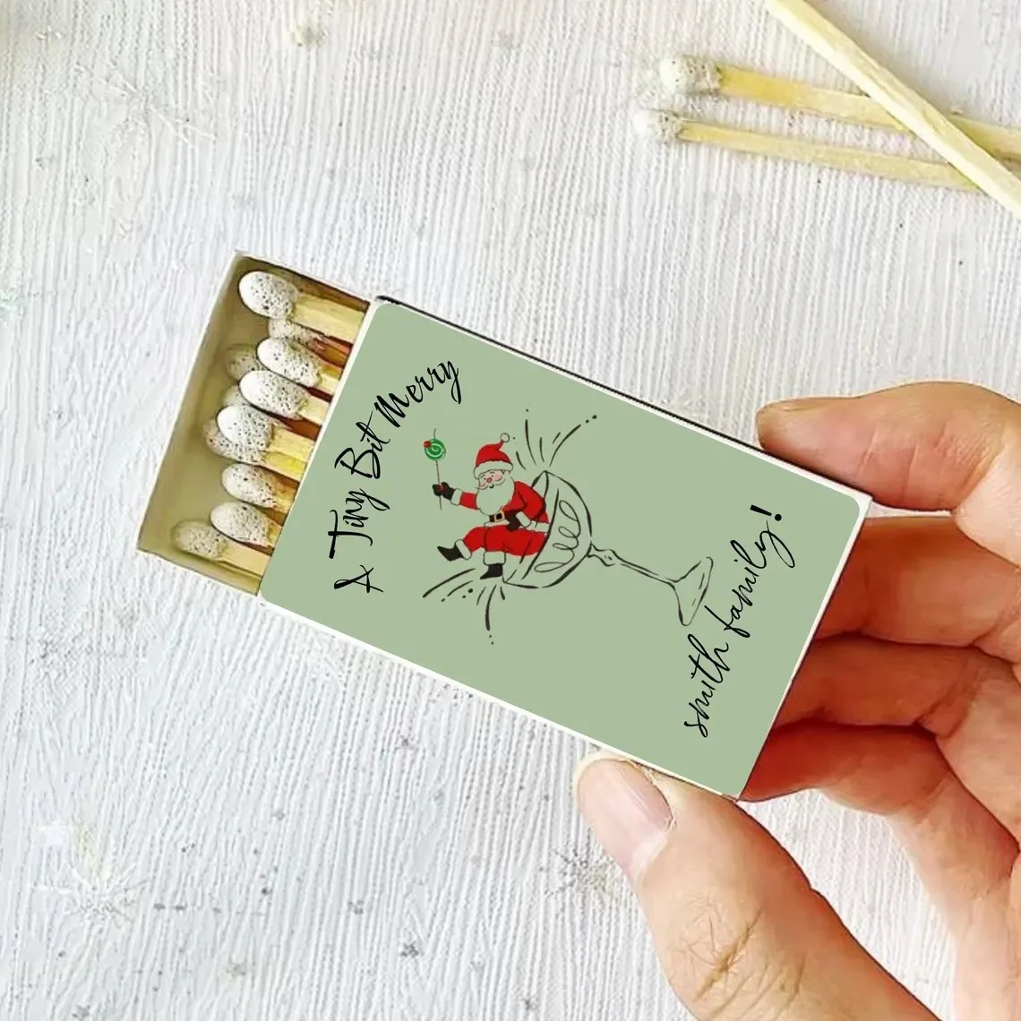 personalized-christmas-matchboxes-unique-holiday-gifts-custom-a-tiny-bit-merry-party-favors-for-family