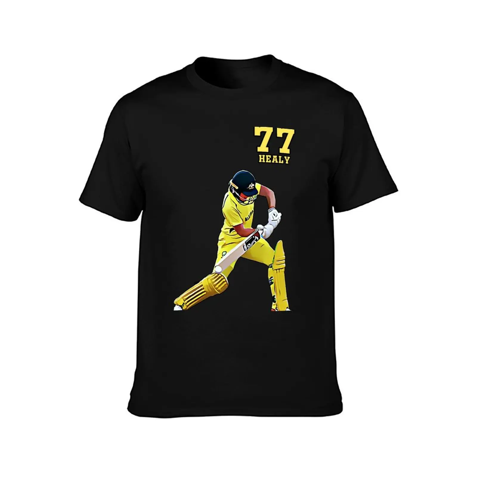 Alyssa Healy-Australian Batter-T20 Batter-Australian Women Player-Vector Art T-Shirt, Summer Casual Cotton Tee, Unisex Men Women