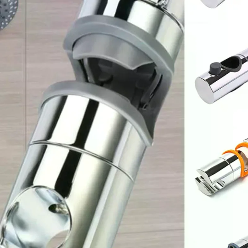 NEW SALE Adjustable Shower Head Holder For Slide Bar Chrome Shower Rail Slider Holder