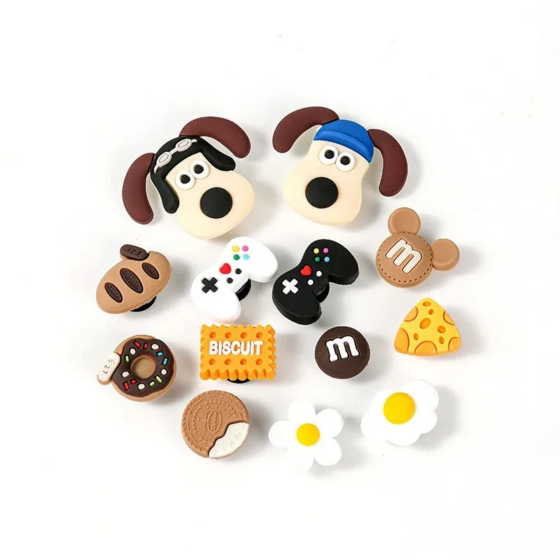 1 Set Cute Dogs Shoes Accessories Boys Girls Sandals Garden Shoe Buckle Decorations Fit Charm image 6