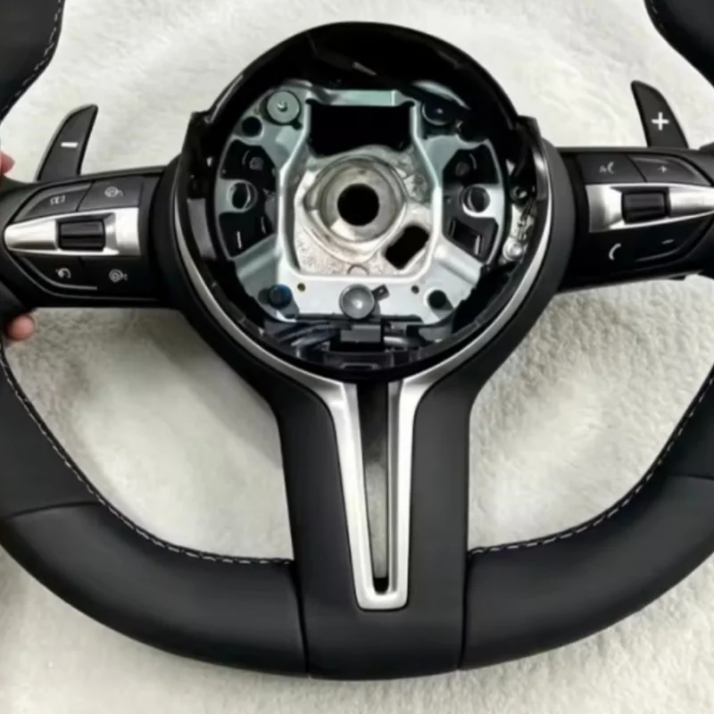 Customized Microfiber Leather Suede Car Steering Wheel For BMW  F10 F11 F20 F22 F30 F31 F32 F07 F01 Steering Wheel Accessories