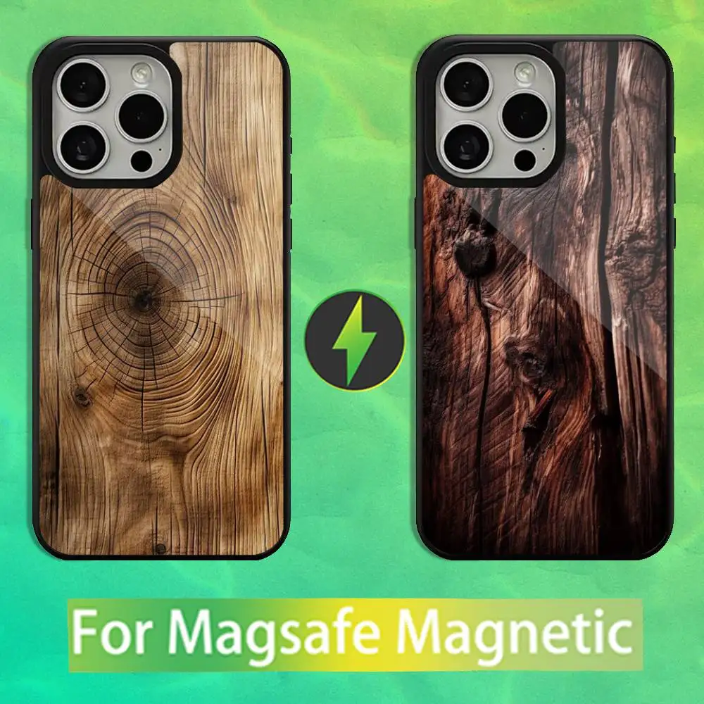 

Art Wood Grain Natural Phone Case For iPhone 16,15,14,13,12,11,Pro,Max,Plus,Mini,Magsafe,Magnetic Wireless Charging Case