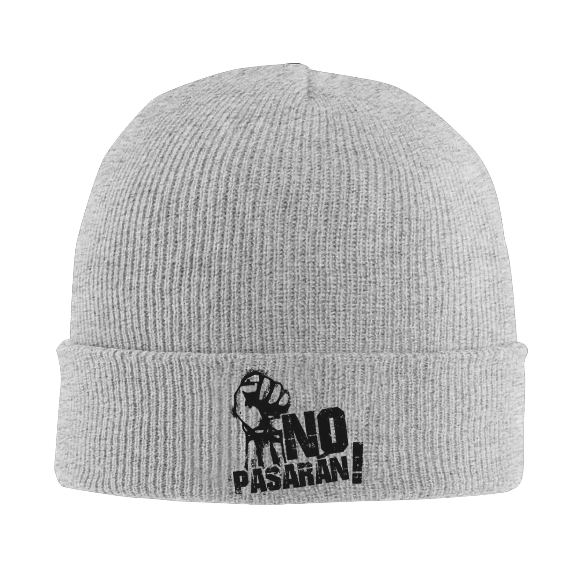 Revolution No Pasaran Hat Autumn Winter Beanie Street  Caps Men Women Acrylic Knitted Hat,