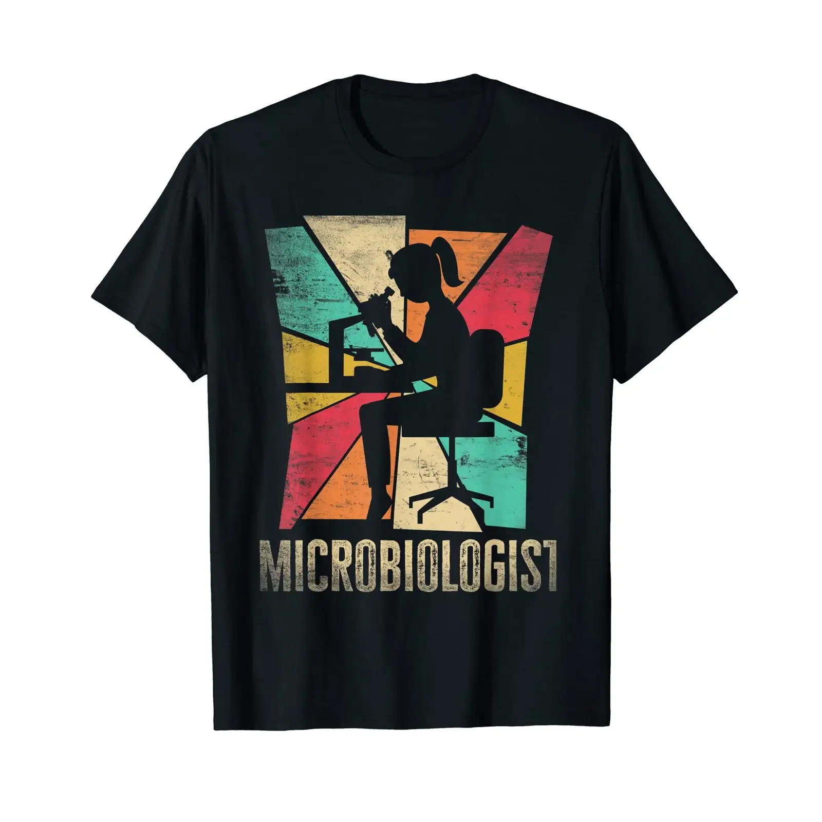 Microbiologist Microbiology Biotechnology T Shirt vintage Washed Stylish graphic Comfortable Breathable Casual Stretched