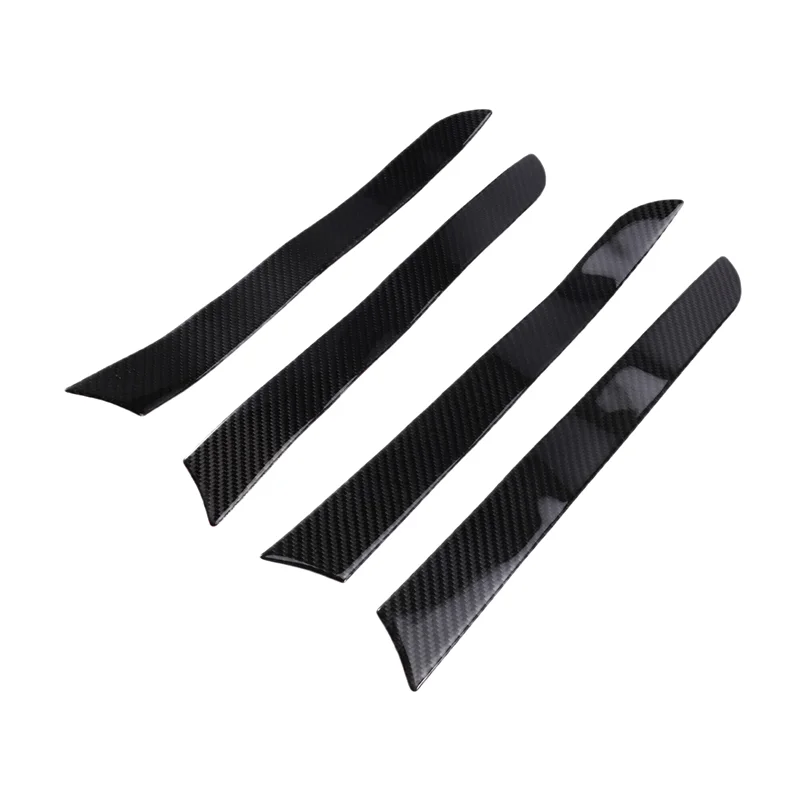 

ABQB-Interior Cover Trim Sticker For A4 B8 2008-2017 Car Accessories Carbon Fiber Inner Door Panel Protector Strips
