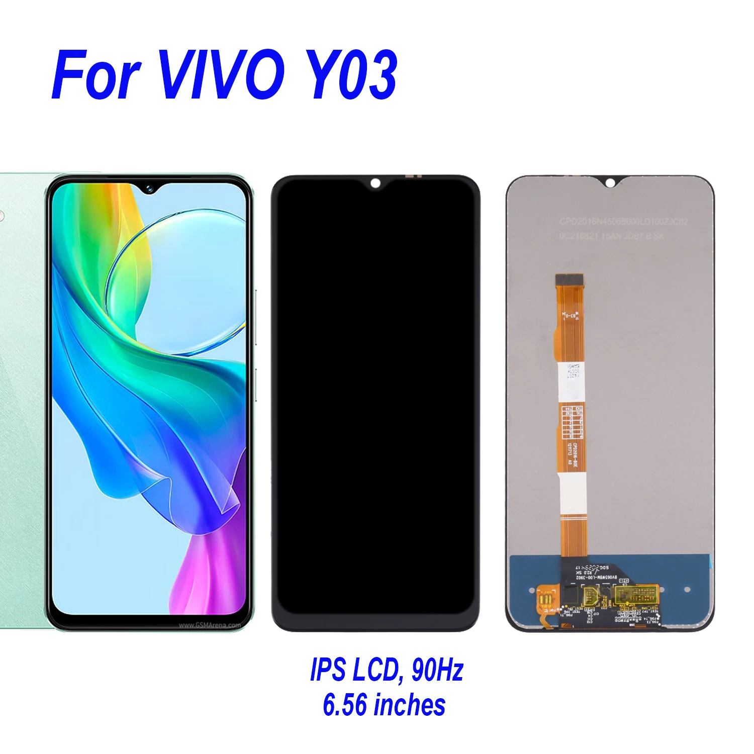 For VIVO Y03 V2332 LCD Display Touch Screen Digitizer Assembly Repair Parts