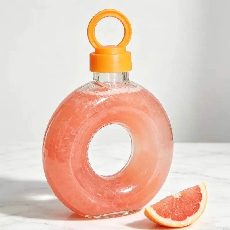 Innovative Doughnuts Handle Water Container For Hiking Cycling And Daily Use 