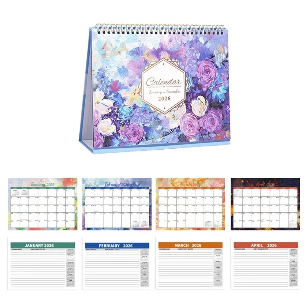 

Printing Desk Calendar To Do List Thick Paper Schedule Planner Creative Office School Supplies Daily Planner Desktop Decorations