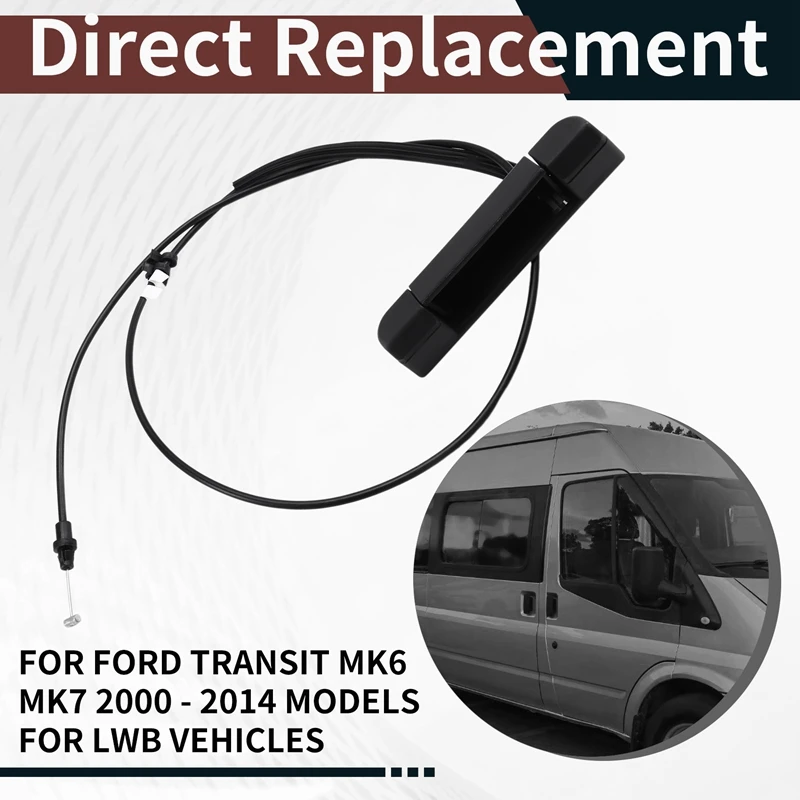 

For FORD TRANSIT LWB MK6 MK7 2000-2014 Car RIGHT LOADING SLIDING DOOR INNER HANDLE CABLE YC15-V266A62-AG