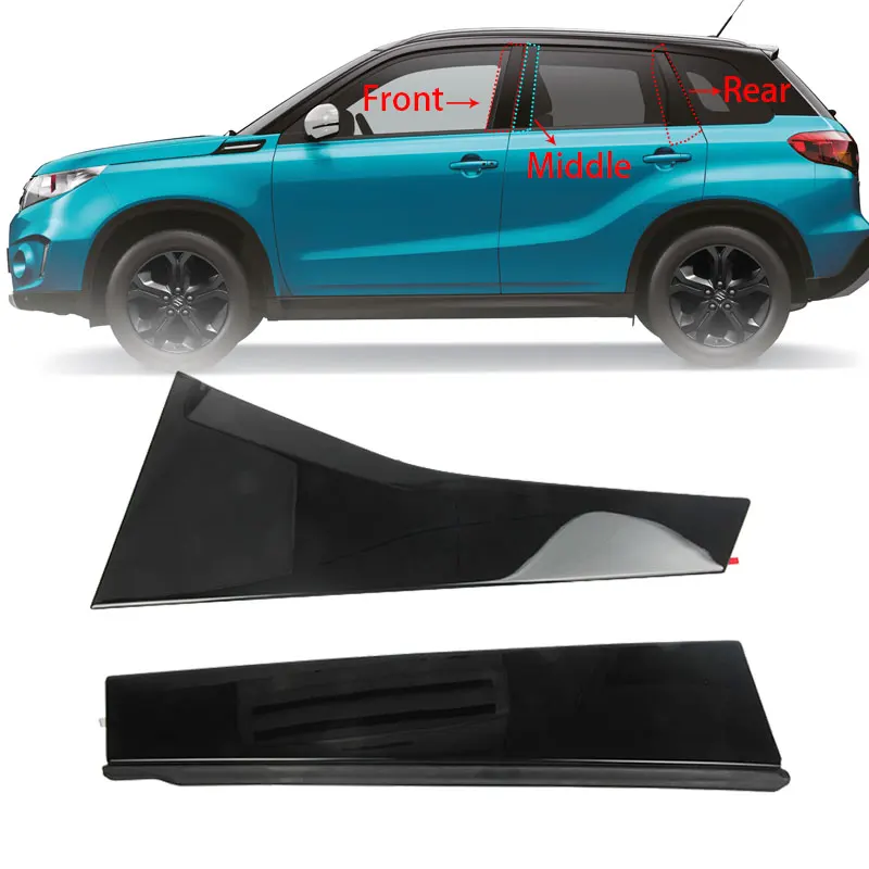 Garniture de pilier de porte arrière automatique, pièces de voiture, Suzuki New Vitara 2016 2017 2018 2019 2020 7743056P00W9K