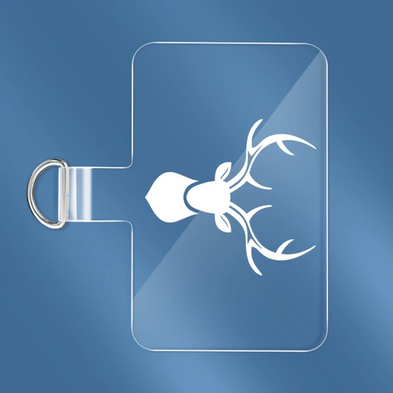 Dropship Phone Lanyard Patches Pad Tether Tab Phone Strap Connector with Metal Rings