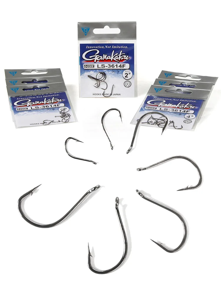 LS-3614F Kail Pancing Cumi-cumi Jepang Kail Bantuan Ikan Jig untuk Lingkaran Ikan Kait Pancing Air Asin Kail Pancing Laut Jig