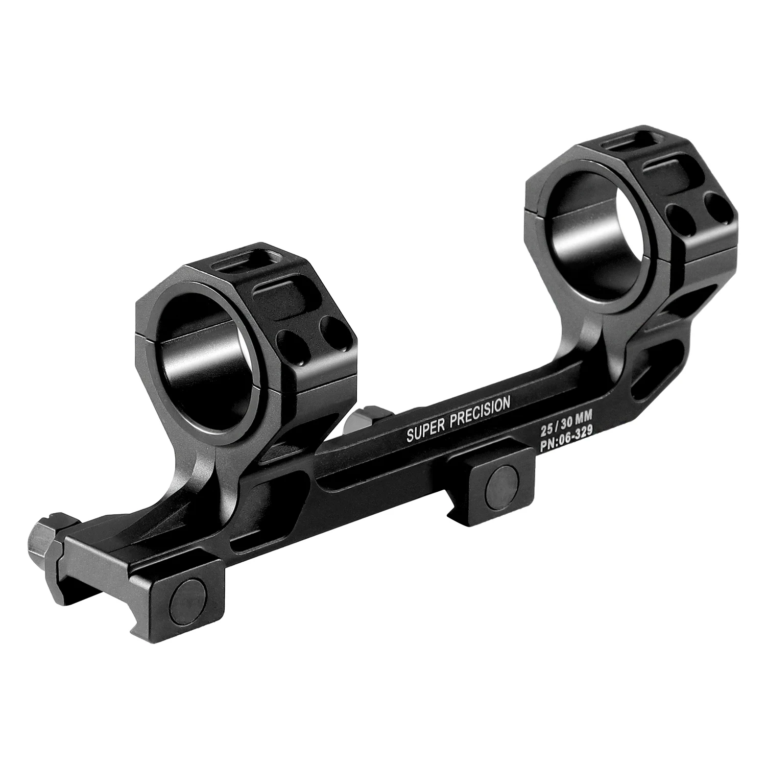 Cantilever Scope Mount Rings Super Precision 25.4mm 30mm Rifle Scope Rings High Profile Picatinny Rail Base