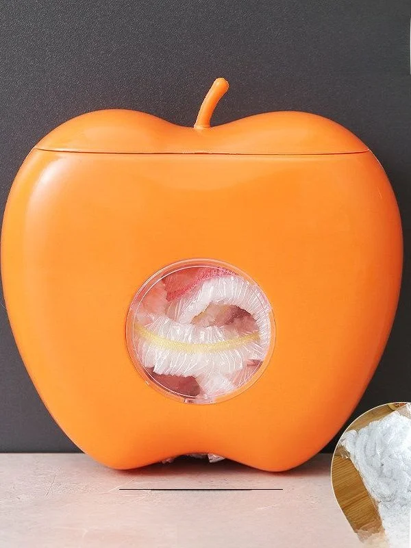 パンチフリーの引き出し式キッチンバスルームシャワーキャップリビングルームシューズカバー収納ボックス鮮度保持フィルム保存袋