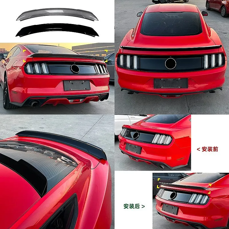 

Carbon Fiber Rear Trunk Spoiler Wing For Ford Mustang MK6 2015-2022
