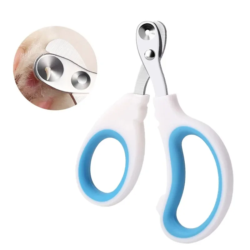 Professional Circular hole Cat Nail Scissors Professional Pet Dog Nail Clippers Toe Claw Trimmer Pet Grooming Supplies Products