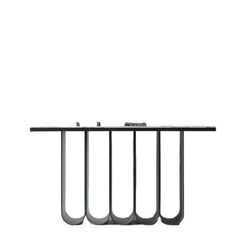 

Italian light luxury, modern simple aisle, ultra-narrow entrance counter, marble entrance table