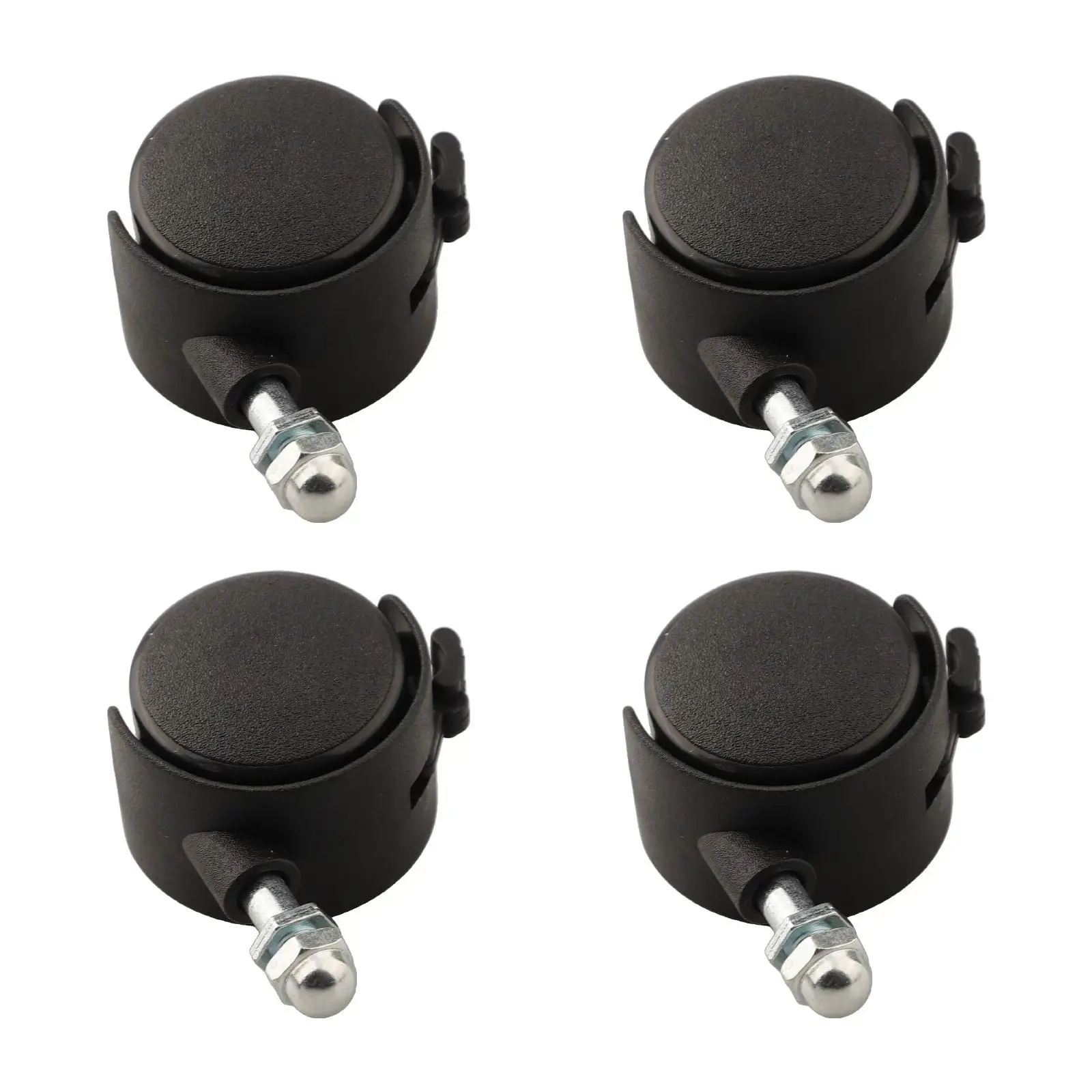 

Black Omni-directional Casters Compatible Wheels For Midea Heaters Wheel Accessories Easy Maintenance Long-lasting Performance