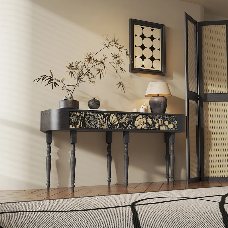 

Roman Vintage Console Tables With Drawers Luxury Nordic Mid Century Console Tables Chic Design Console Meuble Furniture Home