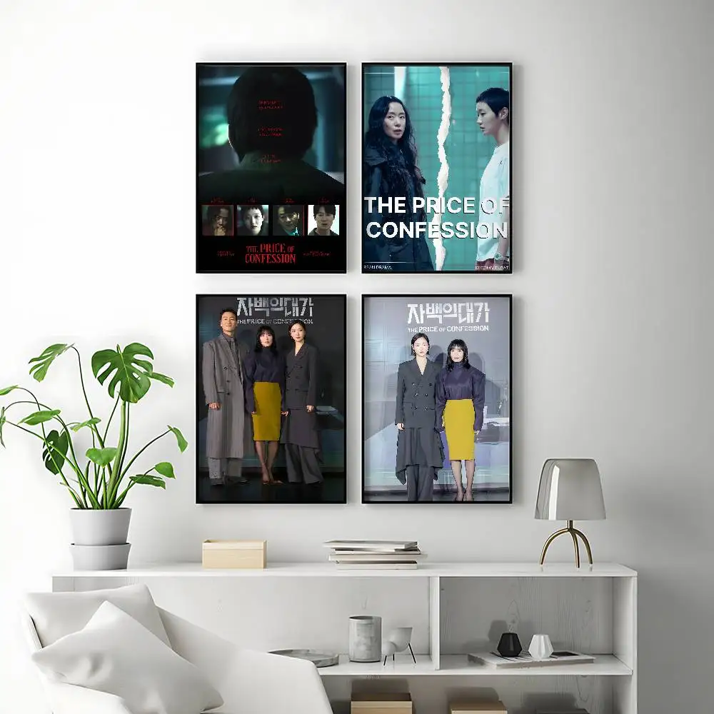 Bold TV Series The Price of Confession Posters Premium Self-Adhesive No Residue Wall Sticker for Home Office Bar Decor