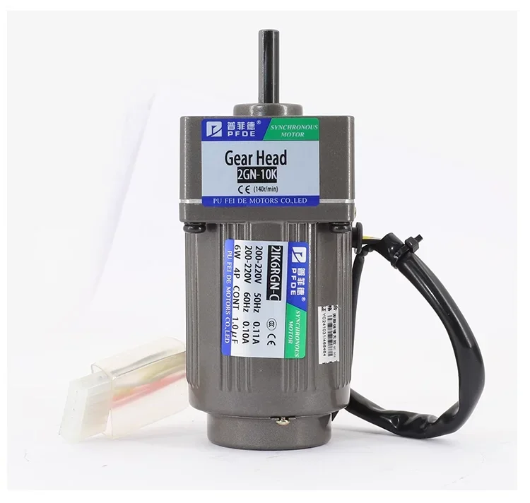 

6 Вт 220 В переменного тока мотор-редуктор 2IK6GN-C с регулятором скорости регулируемая скорость однофазный двигатель по часовой стрелке против часовой стрелки