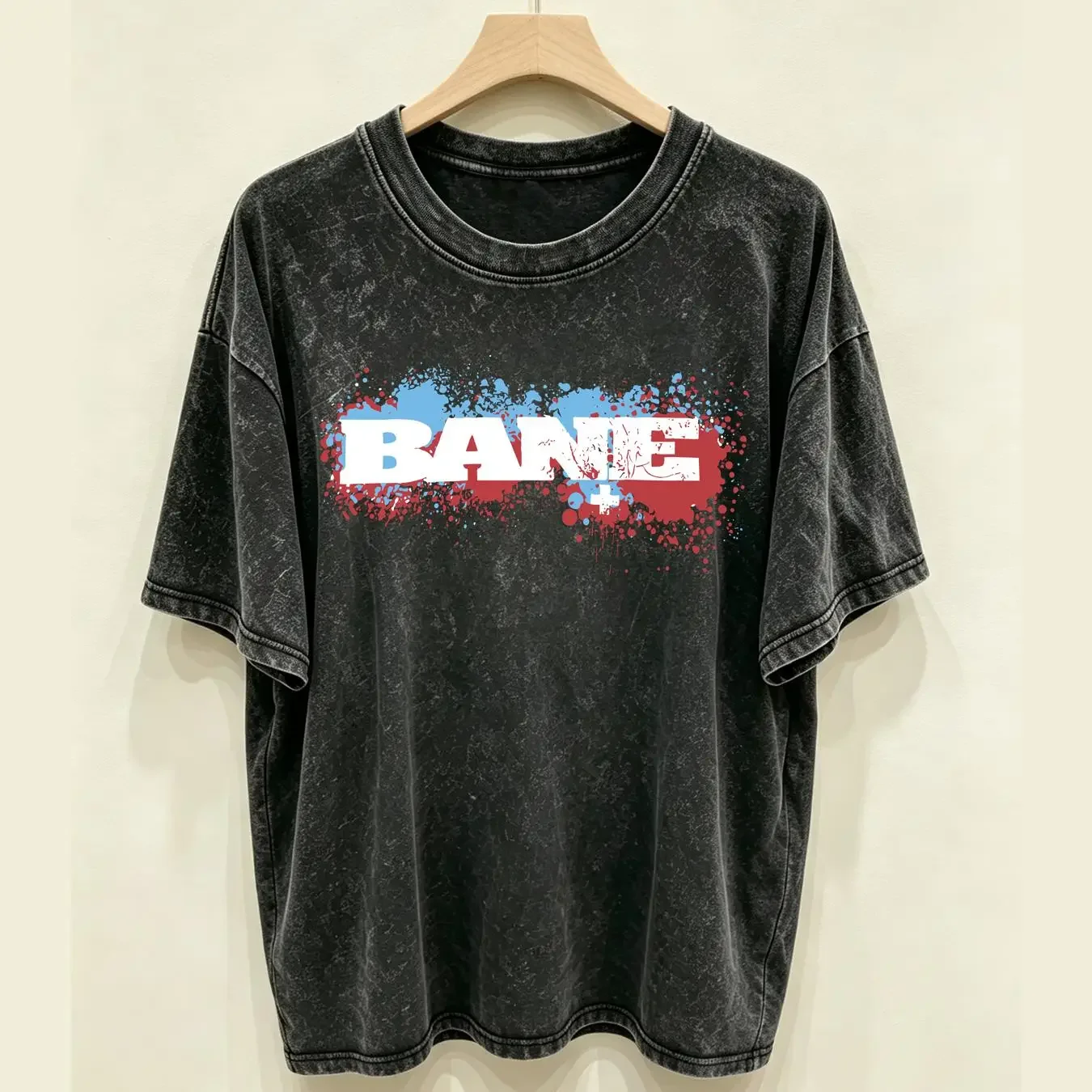 washed T Shirt Bane Hardcore Band Size Small Double Sided HxC long or short sleeves vintage Washed Slightly streetwear