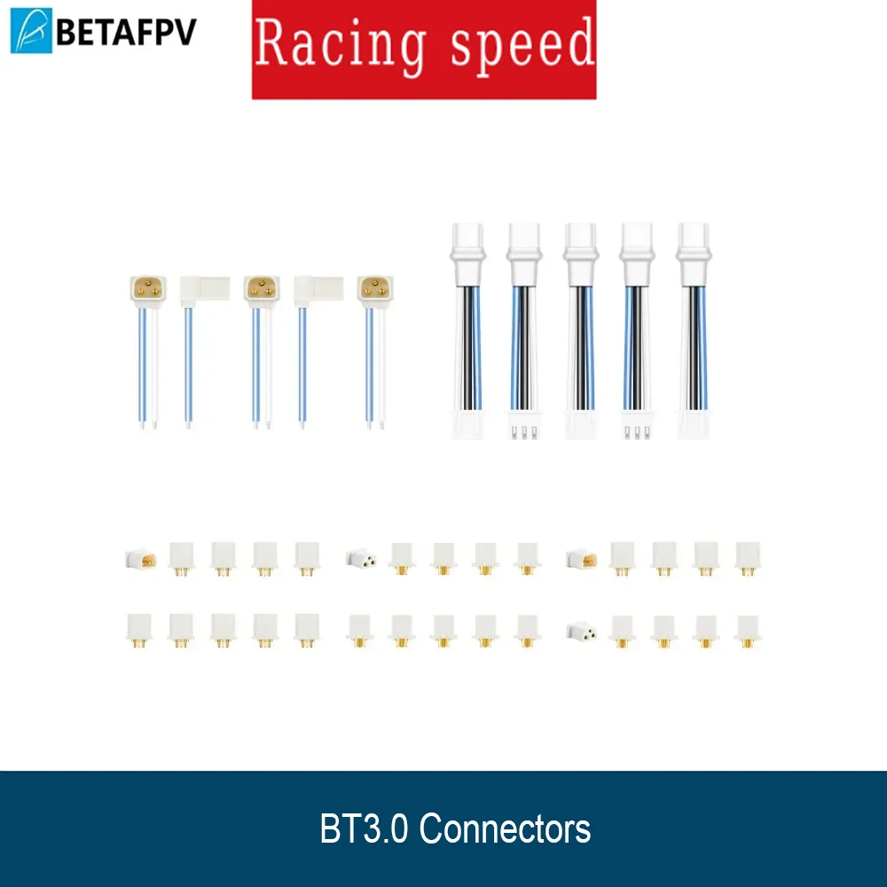 BETAFPV BT3.0 2S Battery Balance Charger Connector, 3-pin, No Balance Head Design, Ultra-Light 1.28g, Suitable for 2S Drones