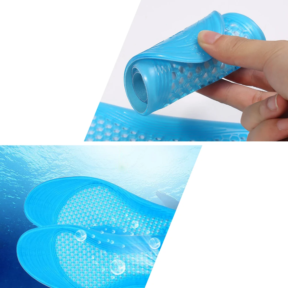 

1 Pair Thickened Sports Insoles Breathable Shock Absorption Foot Care Shoe Pads Running Inserts Arch Support Heel Cushion