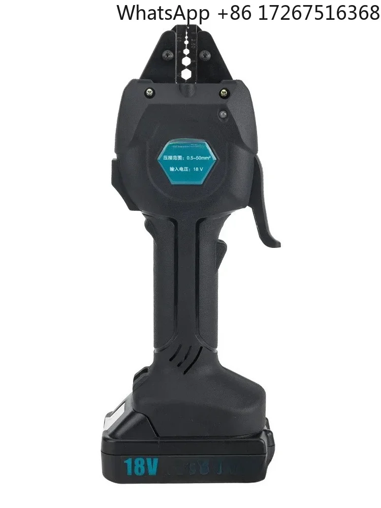 Alicate de Crimpagem Recarregável FOR EW-50X, Terminais de Crimpagem a Frio Fotovoltaicos Elétricos MC4, Tubulares Pré-Isolados