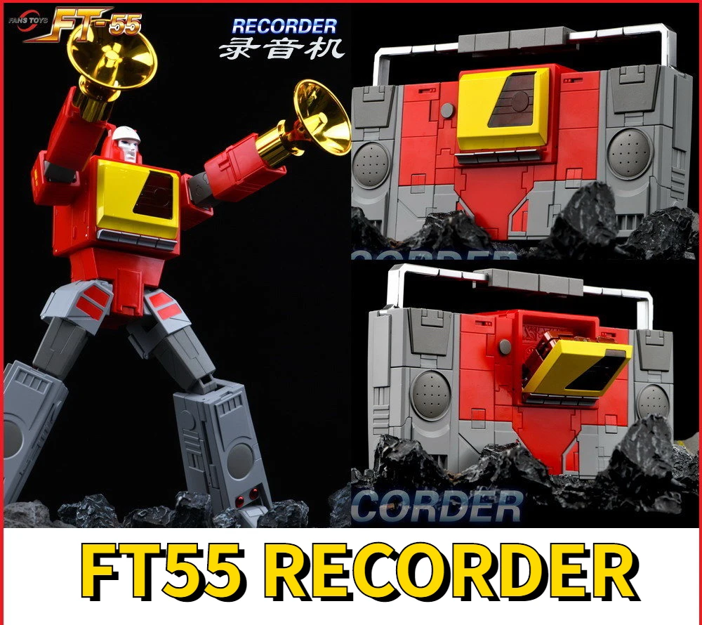 

Transformation FansToys FT55 Blaster FT-55 Recorder Action Figure Toy Model