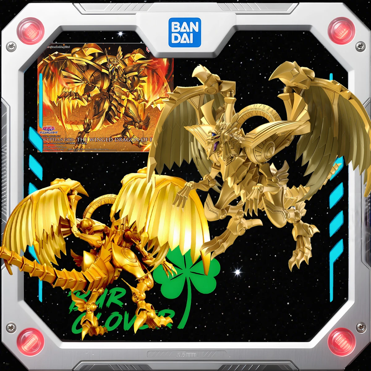 

BANDAI Original FRS YU-GI-OH! DUEL MONSTERS EGYPTIAN GOD- THE WINGED DRAGON OF RA Anime Action Figure Toys For Kids Gift