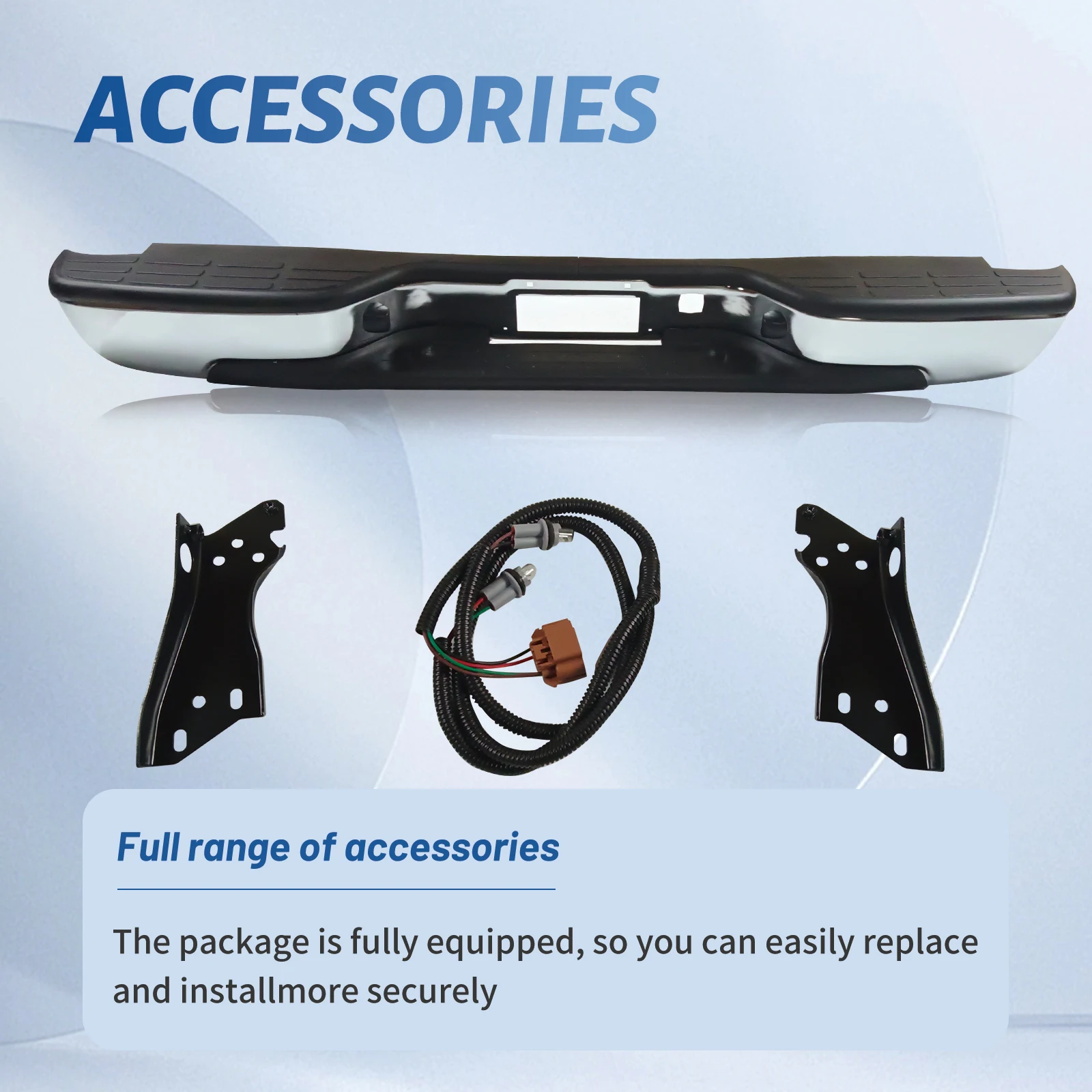 المصد الخلفي لفتحة مستشعر 99-07 Silverado/Sierra 1500 2500 W/O