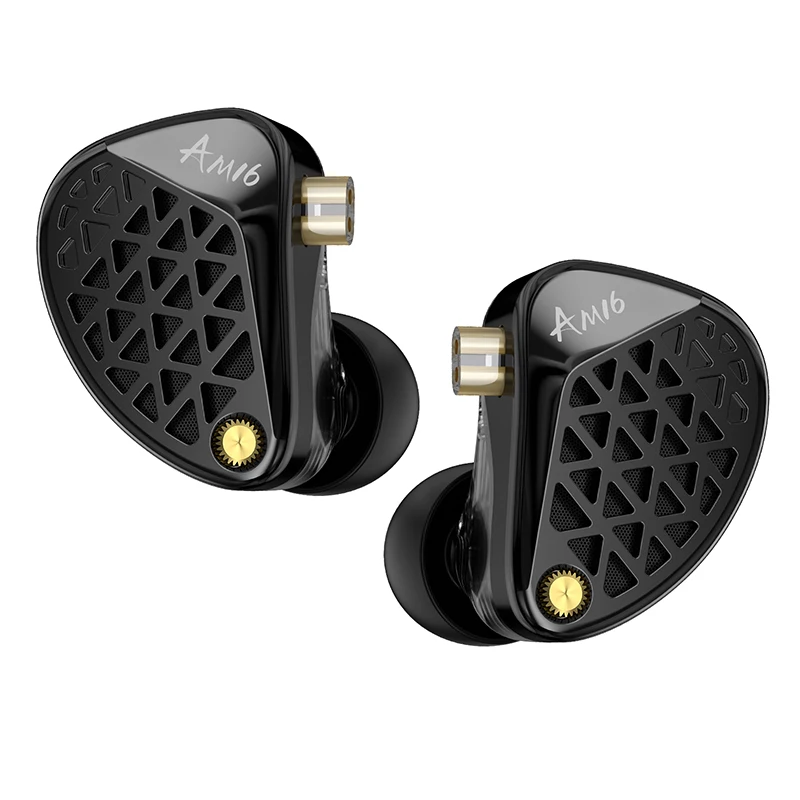 

KZ AM16 Hi-Fi In-Ear Monitors 16 Drivers Ergonomic Design Wired Earphones Bass-Enhanced & Balanced Tuning Editions Professional