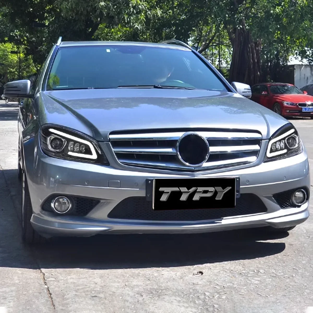 

TYPY New LED Tail Lamp Upgrade Modified For Benz C-Class W204 Headlight 2007-2011 Dynamic Signal Head Lamp Auto Accessories