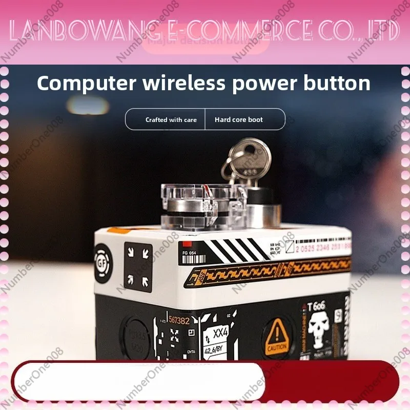 Wireless Desktop Computer Power Switch External Remote Start Button for PC Host