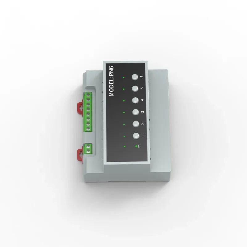 

Zigbee 6-way switch can be connected to 3 channels of strong electric curtain motor graffiti intelligent control