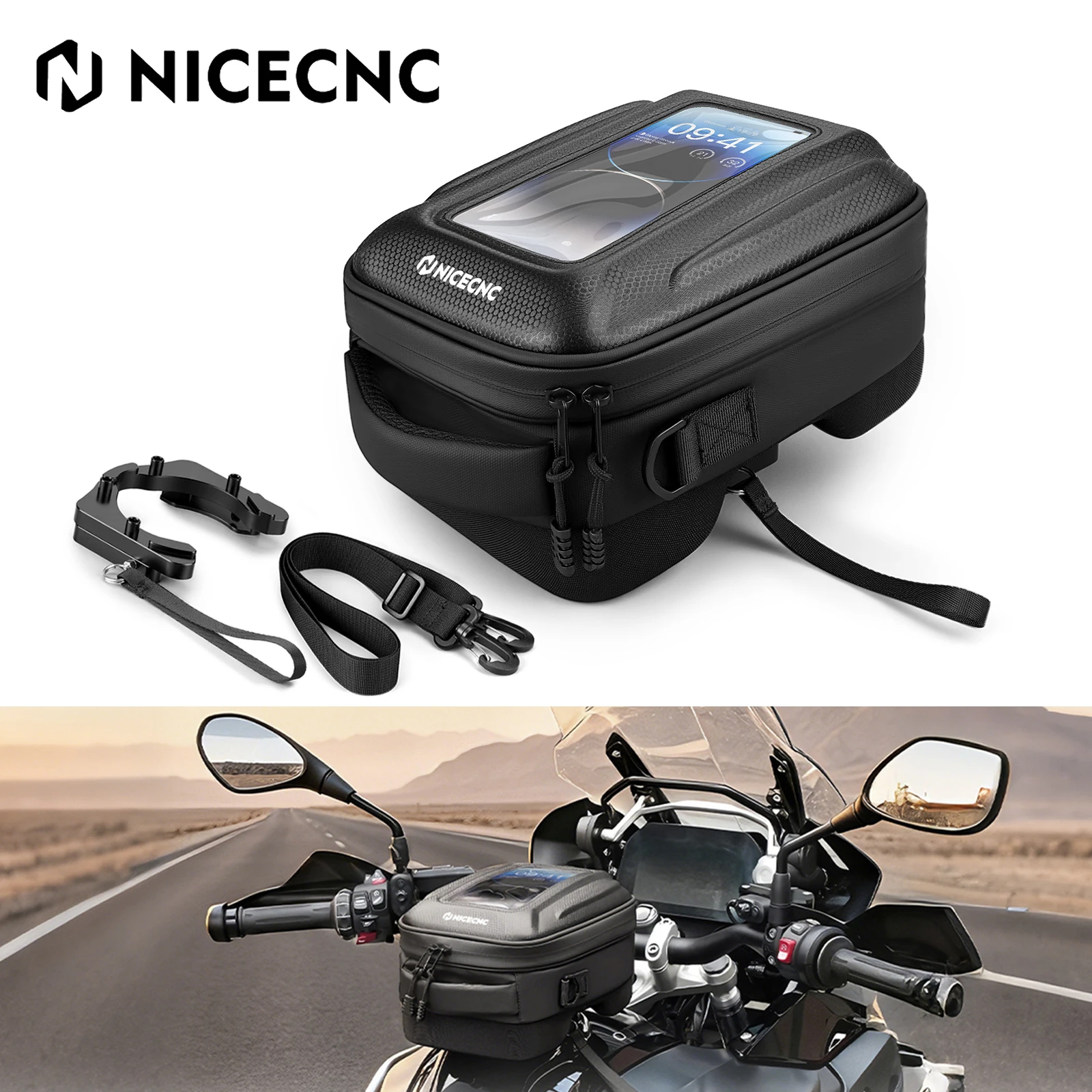 For 2019 2020 2021 2022 23 2024 BMW R1250GS Quick-Release Motorcycle Fuel Tank Bag Storage Bag Push-Pull Lock System R1250GS Bag