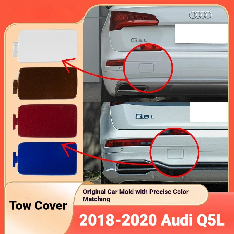Applicable to 18-20 Audi Q5L rear trailer cover q5 rear bumper tow hook tow hook cover trailer hole cover