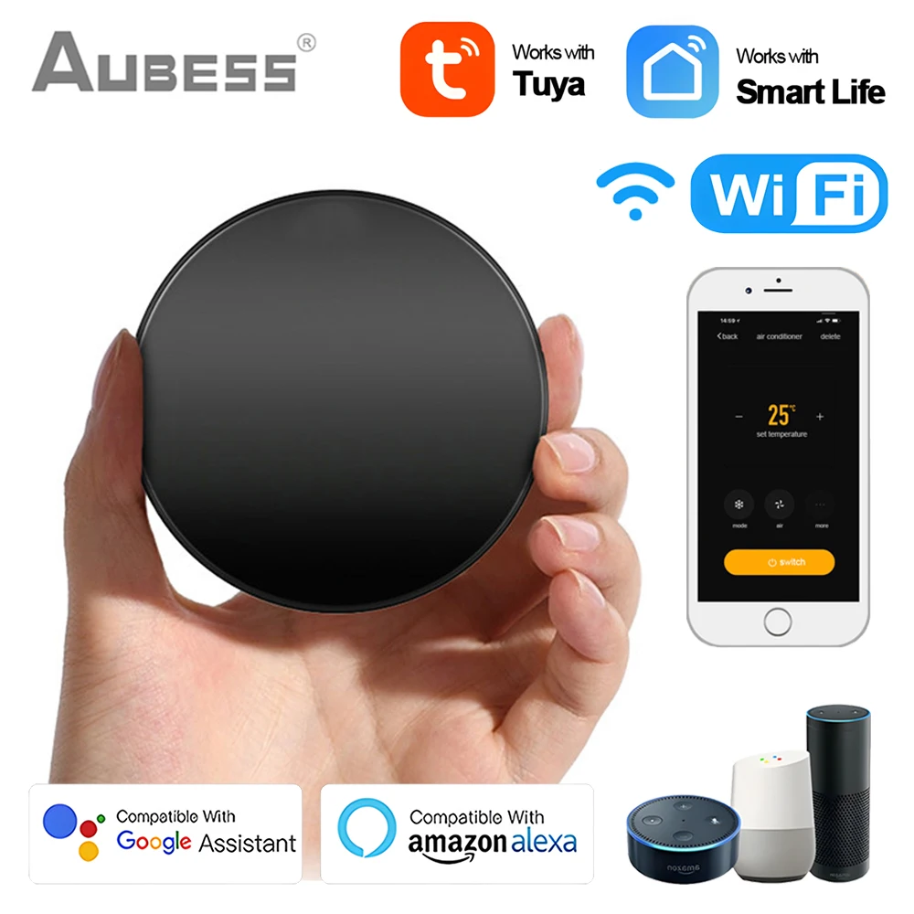 

WiFi TUYA Smart IR Remote Controller Universal Infrared Automation Module For TV DVD AUD AC Works With Amz Alexa Google Home