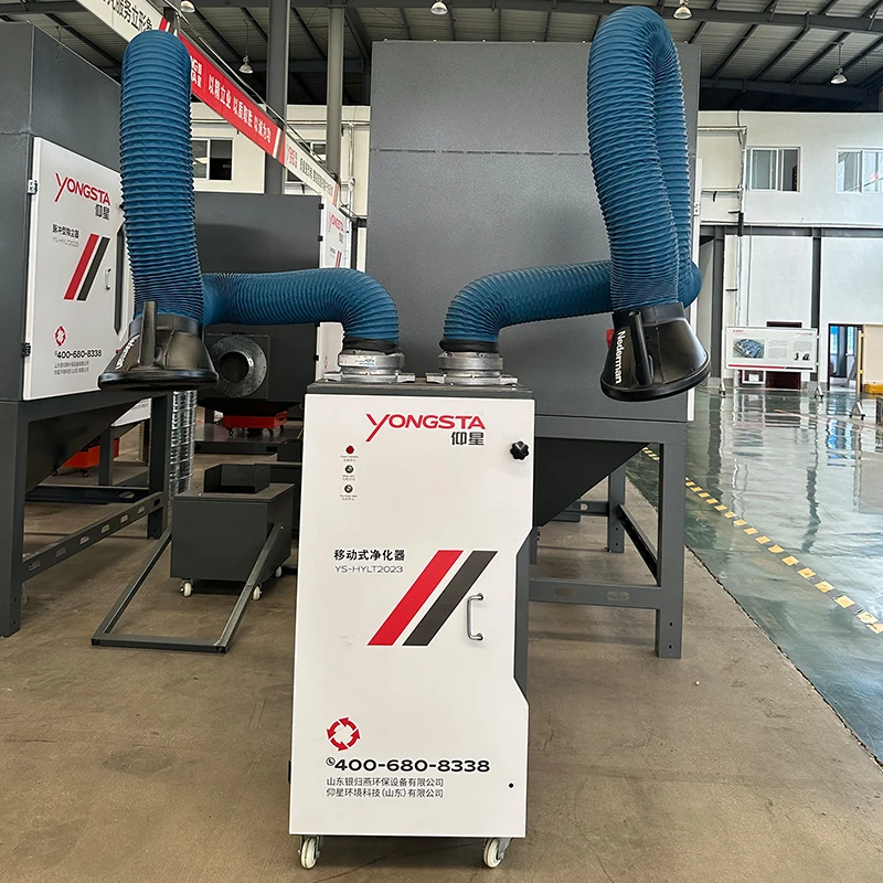 2025Industrial Mobile Portable Dust Collector Welding Fume Extractor Equipment Factory-Approved