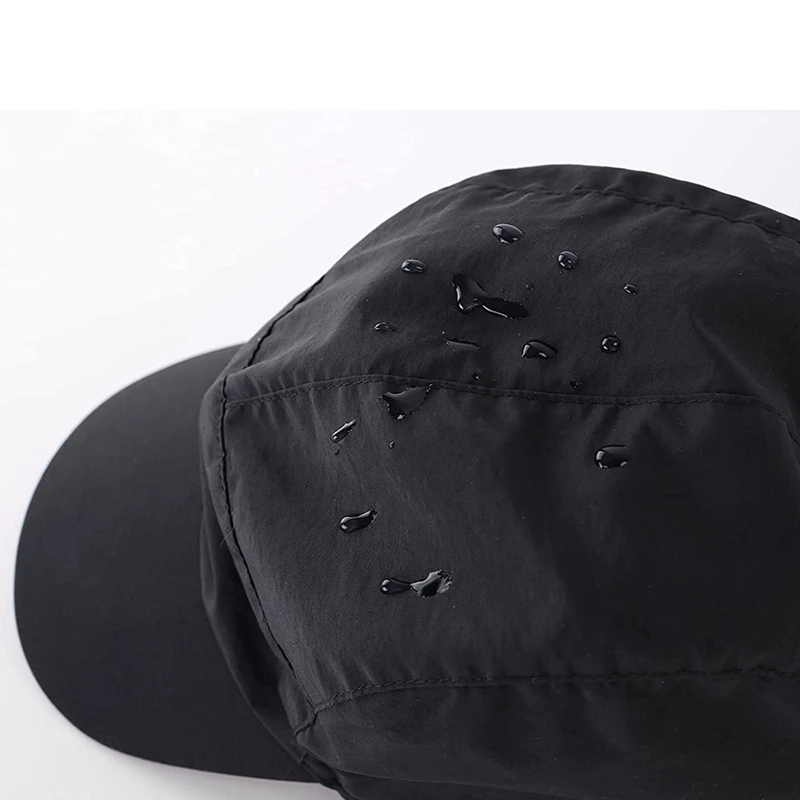 Waterproof Winter Hats Warm Polyester Lined Earflaps Baseball Cap