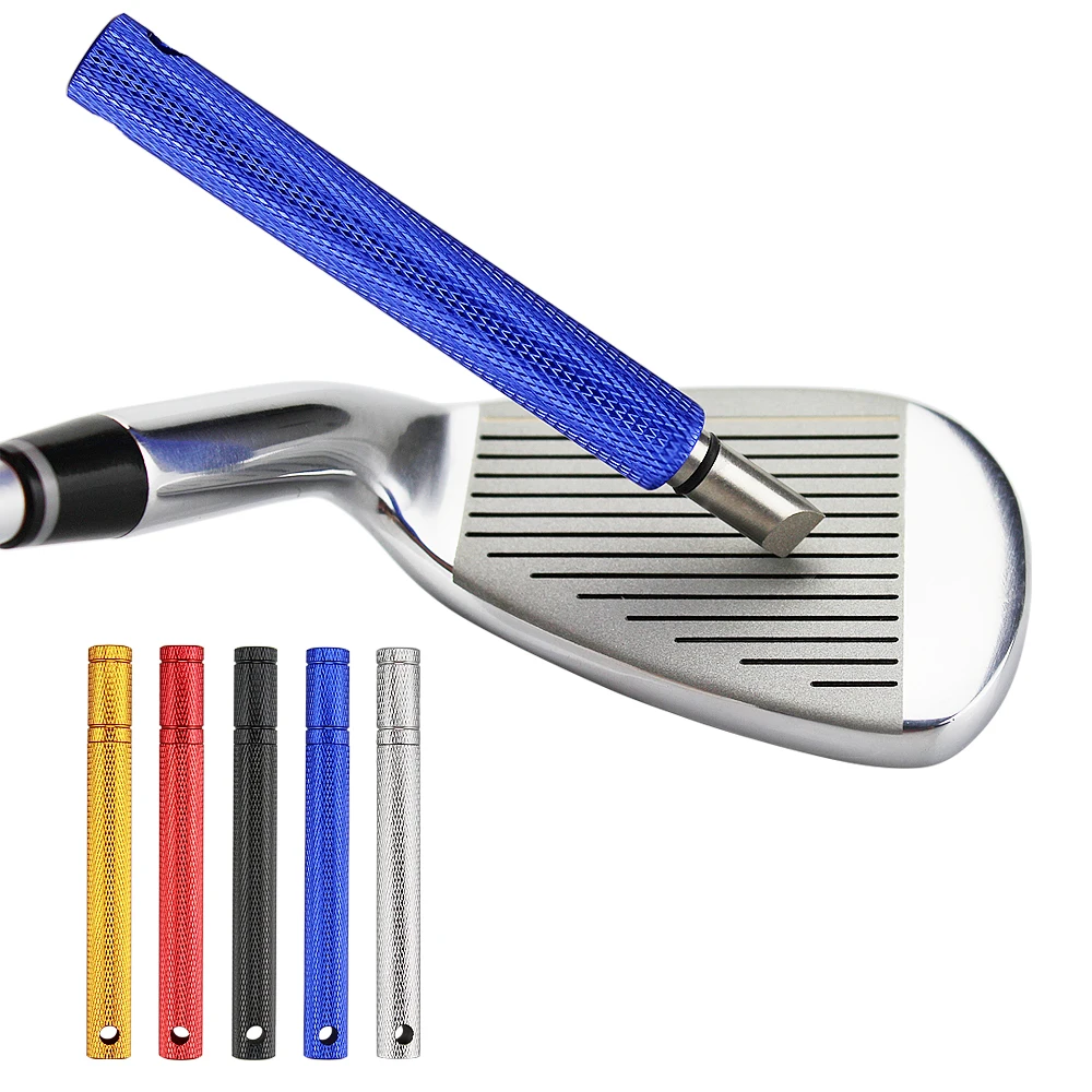 Golf Club Groove Sharpener, Grooving Tool and Cleaner for Wedges & Irons - Generate Optimal Backspin - Suitable for U&V-Grooves