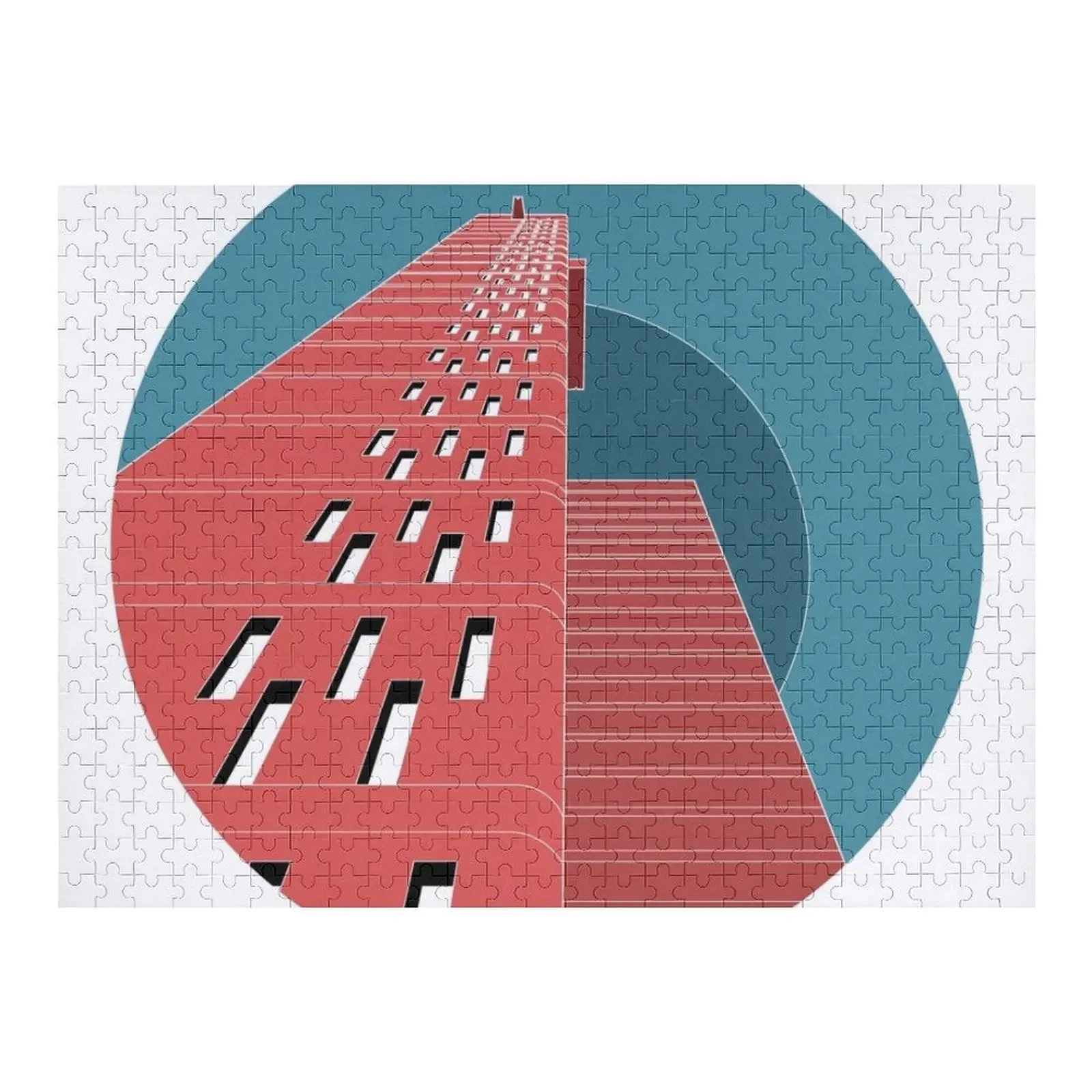 

Печать балкона, башенные колокольчики, лондонский принт, бриталист, бронтализм, архитектура, круглый пазл, деревянный пазл с именем