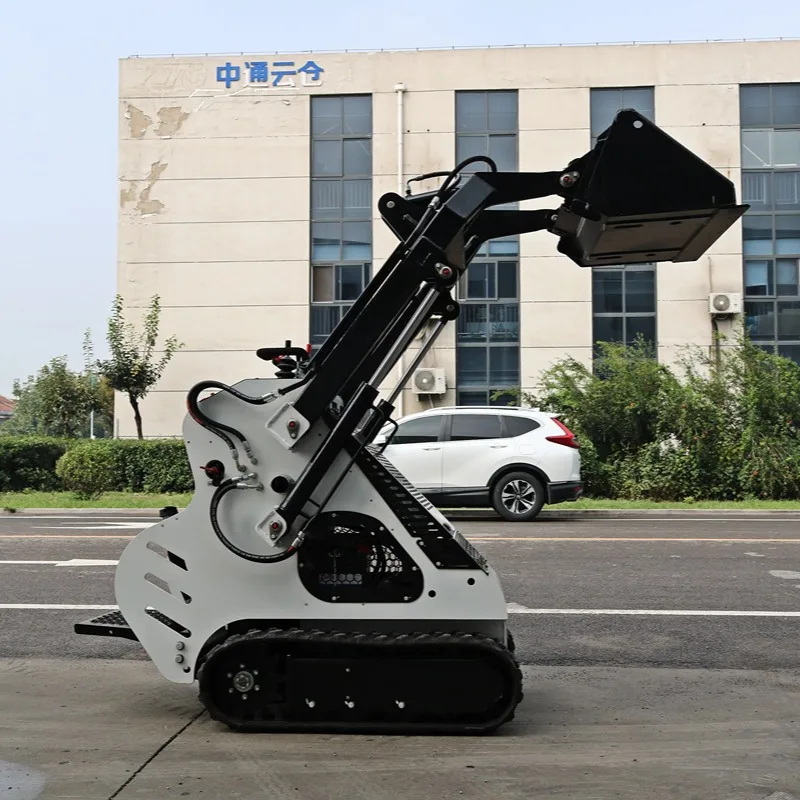 Remote control manual dual-purpose crawler skid steer loader rotating in situ customizable diesel lithium battery