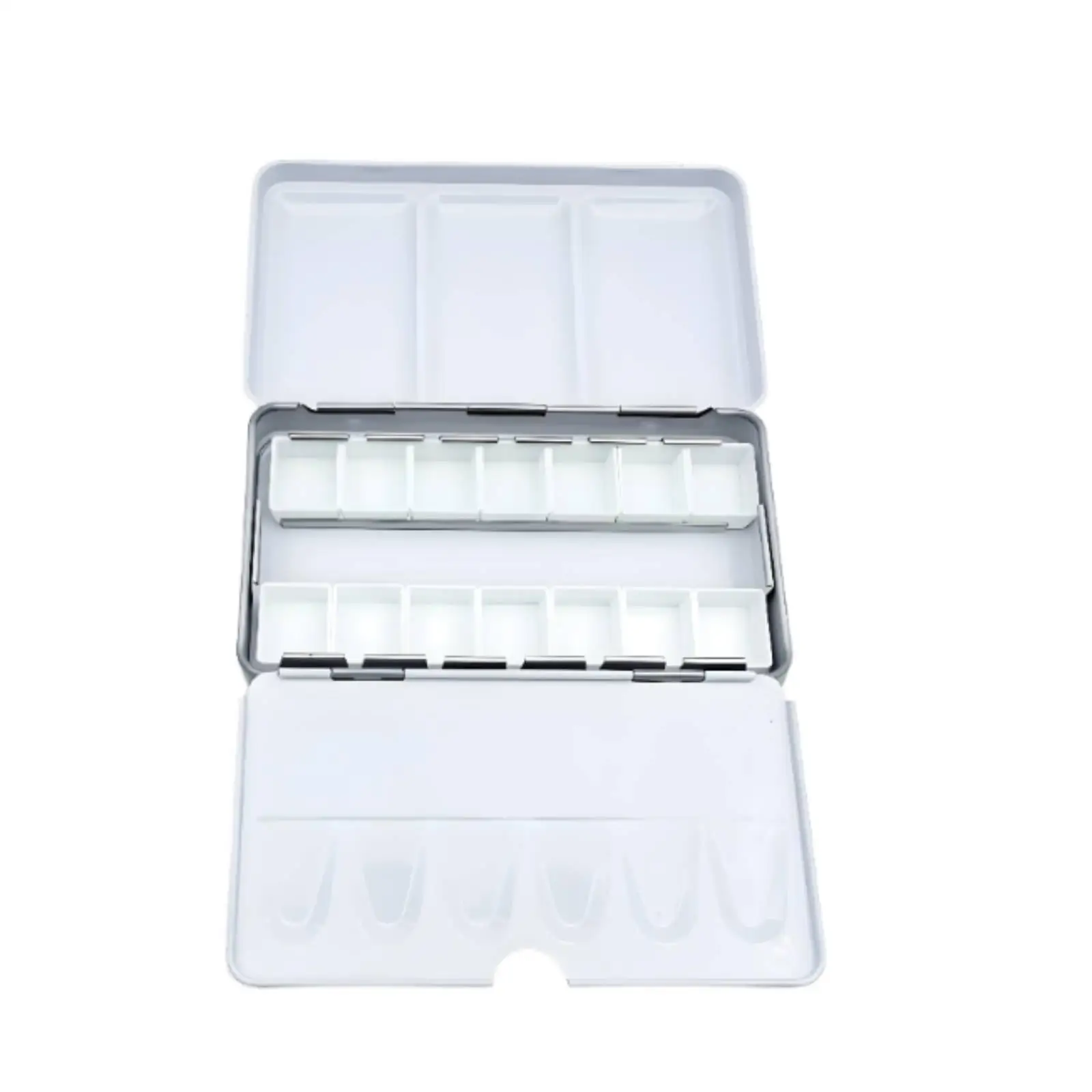 durable-silver-watercolor-mixing-palette-with-portable-design-and-removable-pans-for-art-students