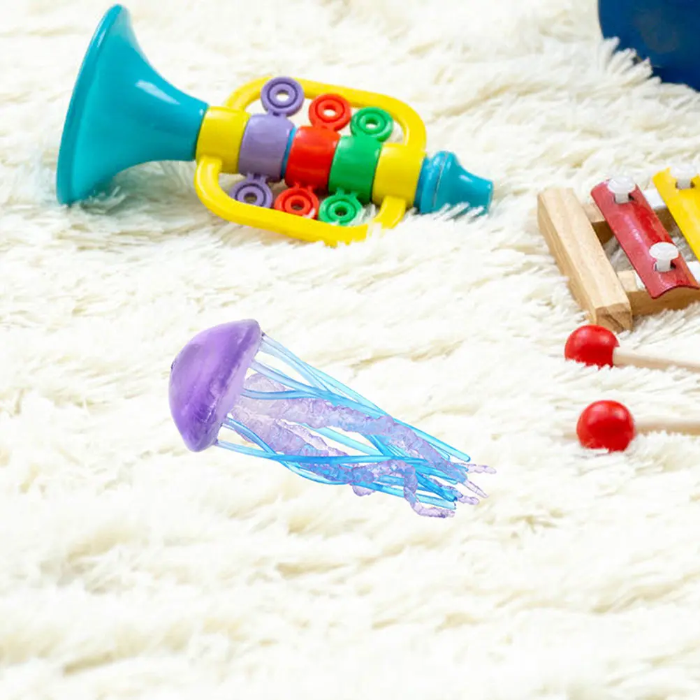 

2Pcs Realistic Jellyfish Simulation Artificial Decoration Sea Animal Educational Ocean Science Learning Item Jellyfish Model Toy