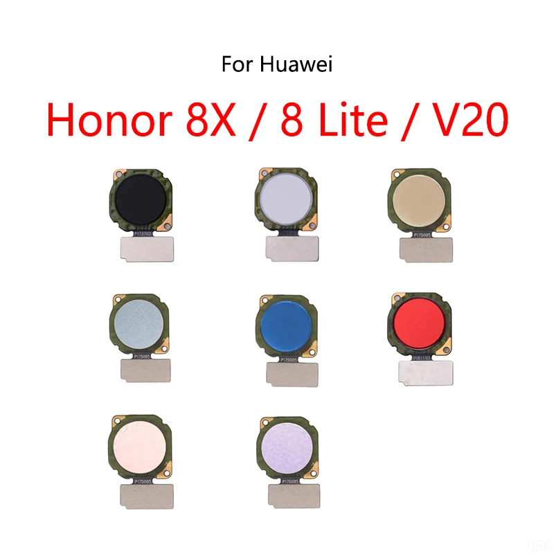 Touch ID Scanner Fingerprint Sensor Home Button Menu Key Return Flex Cable For Huawei Honor 8X JSN-AL00 V20 / 8 Lite