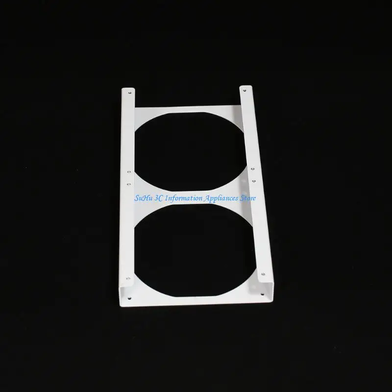 Zinc Plateds Steel Computer Fan Elevator Bracket 12cm Fan Size 25mm Height For Improved Thermals Management Systems