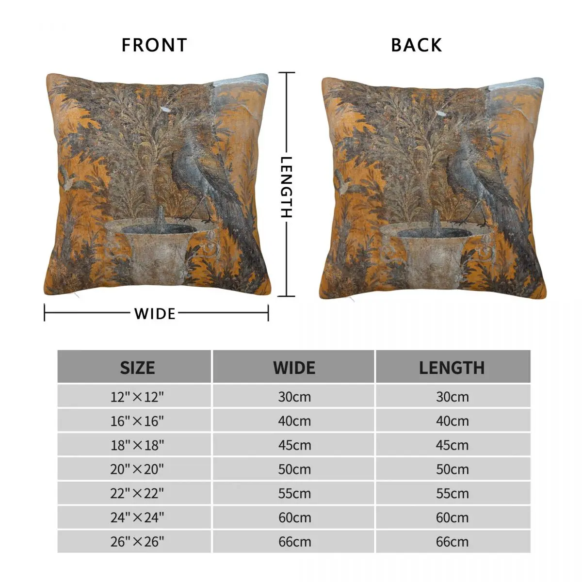 Fresco Villa Poppea Oplontis Pillowcase Polyester Linen Velvet Pattern Zip Decor Throw Pillow Case Sofa Cushion Cover