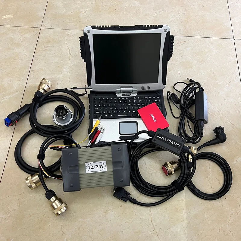 

V12.2014 MB STAR C3 Multiplexer with software develop mode install laptop CF19 PC SD Connect C3 car Diagnostic Tool ready to use